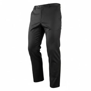 Haggar Premium No Iron Khaki Men's 42x29 Black Classic Fit Stretch Pants New Tag